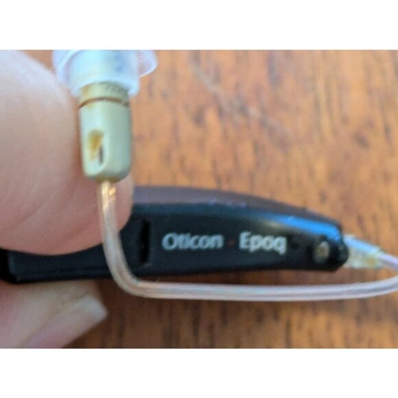 Oticon Epoq Hearing Aids Left & Right, BTE - Not Tested, As Is, Chestnut Brown - Picture 10 of 16